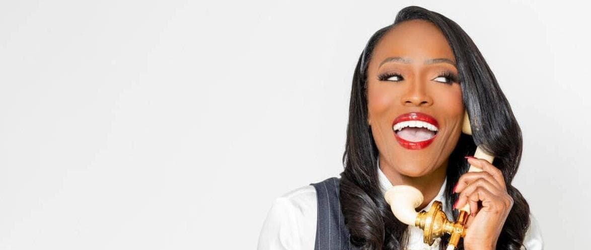 Black and white salon interior